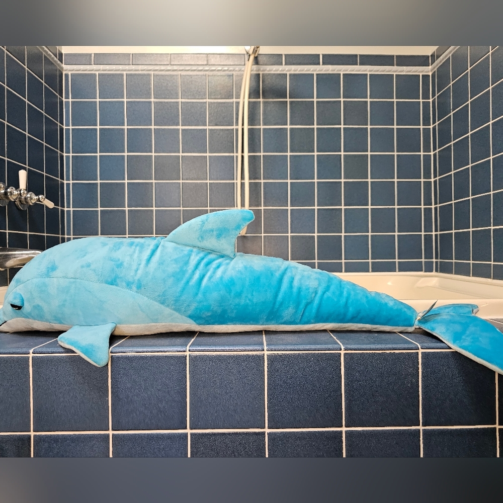Jumbo Dolphin Plush 35" NWT